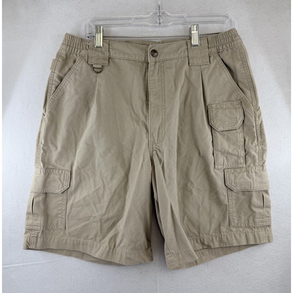 5.11 Tactical Men's Cargo Shorts Beige Cotton Size 34 Regular Fit MPN 73285
